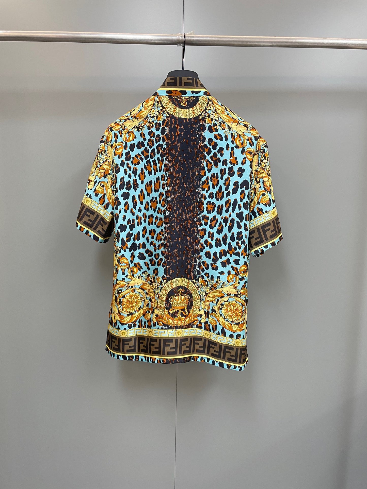 Versace x fendi silk shirt