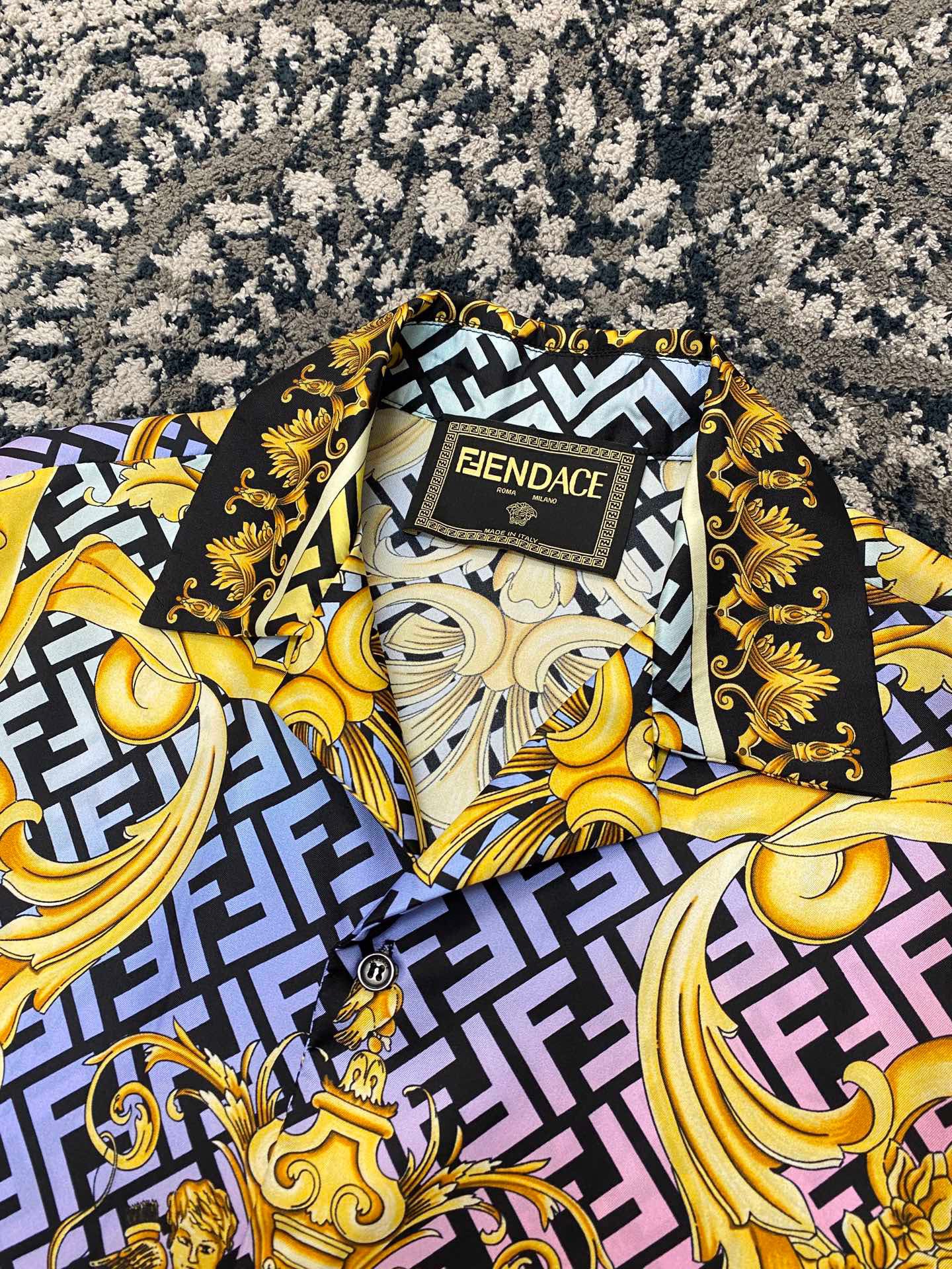 Versace x Fendi silk shirt
