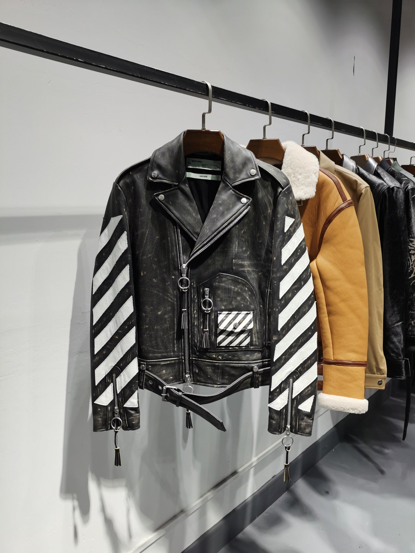Offwhite Leather jacket