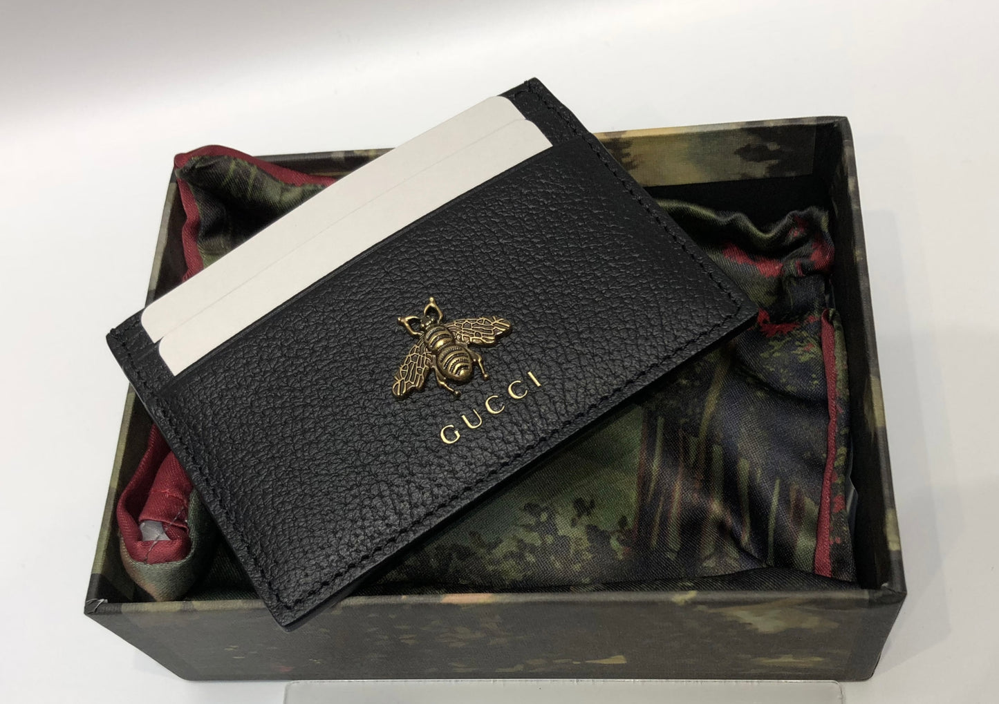 Gucci bee cardholder men wallet