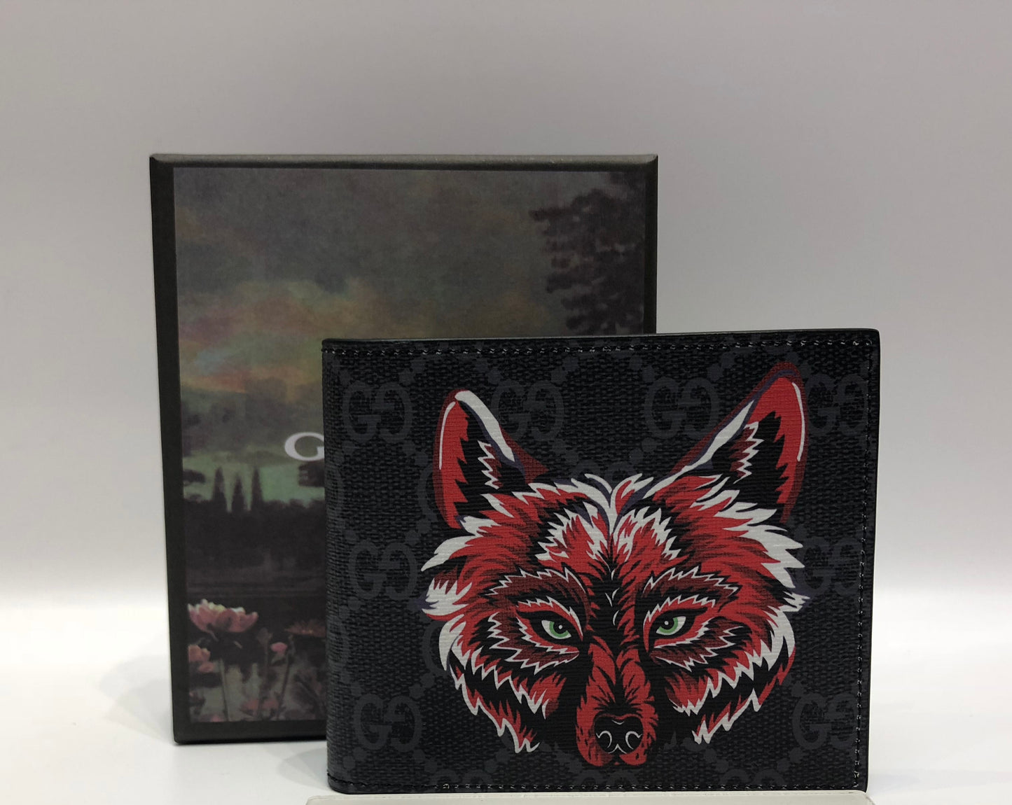 Gucci wolf men wallet