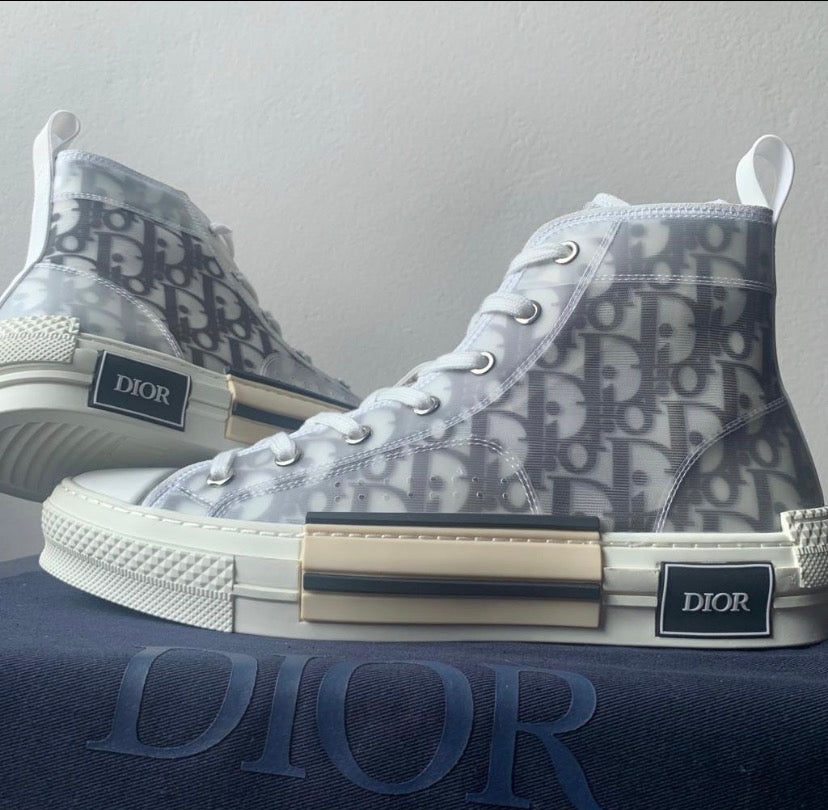 Dior B23 Hightop Grey sneakers