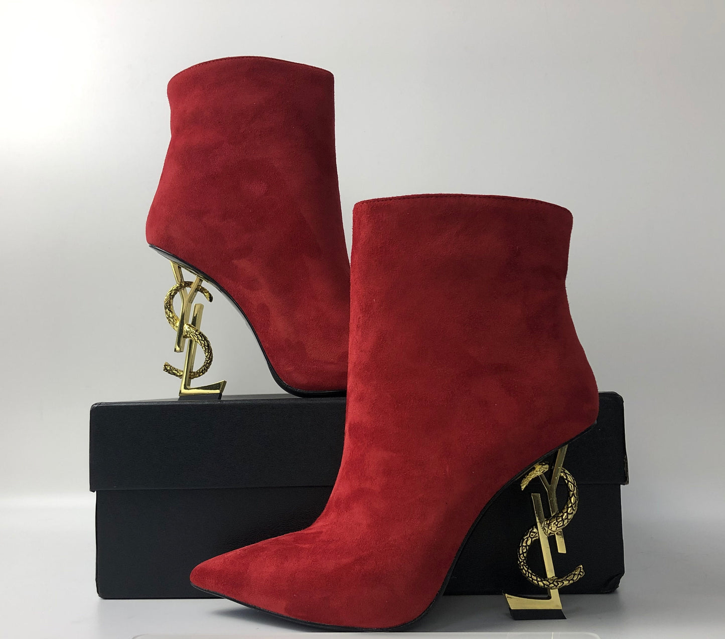 YSL high heels boots woman